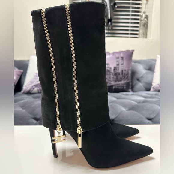 Elisabetta Franchi suede boots - Picture 2 of 16